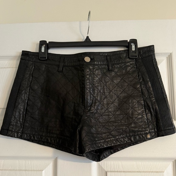 La Marque Quilted Leather Shorts,All Products : American Fashion Style Bags On Sale
